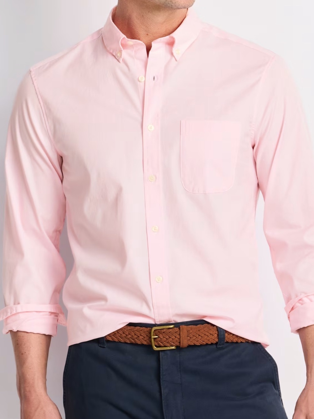 Vineyard vines! Men's Classic Button-Down Shirt in Light Pink! XL